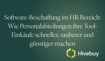 Software-Beschaffung im HR-Bereich