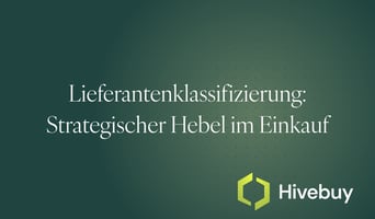 Lieferantenqualifizierung