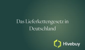 Lieferkettengesetzt in Deutschland