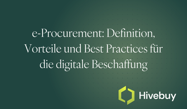 e-Procurement Definition